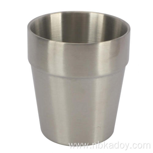 260ML STAINLESS STEEL DOUBLE-LAYER ANTI SCALDING CUP